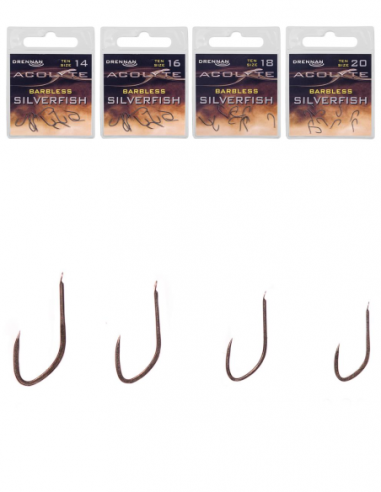 Drennan Wide Gape Pellet Barbless Hooks - Premier Angling